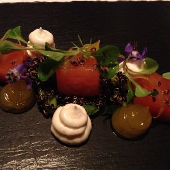 Ezard - Citrus cured salmon with yoghurt - Restaurants Near Me - Melbourne, VIC