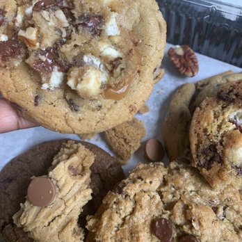 Uncle Biff's California Killer Cookies - I placed a cookie on top of my salted caramel cookie!? Why?? Couldn't we have put this cookie in a sleeve - Bakeries Near Me - Phoenix, Arizona Uncle Biff's California Killer Cookies - I placed a cookie on top of my salted caramel cookie!? Why?? Couldn't we have put this cookie in a sleeve - Bakeries Near Me - Phoenix, Arizona