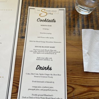 The Savory Grain - Cocktail Menu - New American Near Me - Richmond, Virginia The Savory Grain - Cocktail Menu - New American Near Me - Richmond, Virginia