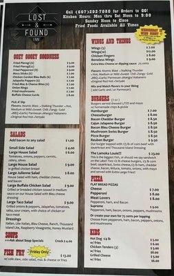 Menu photo 4 Lost and Found Inn Tyrone, NY
