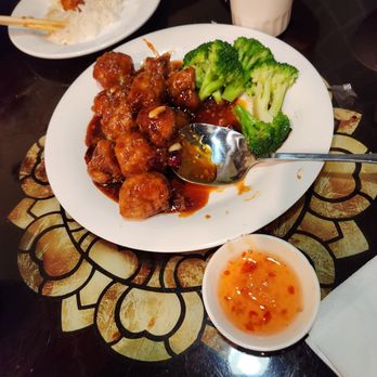 Chef Zhang - General Tso's chicken with broccoli. - Chinese Near Me - Evesham, New Jersey