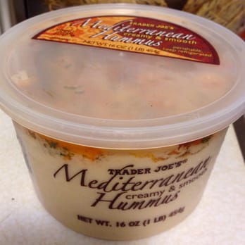 Trader Joe's - Delectable $3.99 Mediterranean hummus; This has become my favorite hummus after trying a plethora of them.... - Grocery Near Me - Shrewsbury, Massachusetts Trader Joe's - Delectable $3.99 Mediterranean hummus; This has become my favorite hummus after trying a plethora of them.... - Grocery Near Me - Shrewsbury, Massachusetts