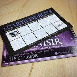 Le Goût du Plaisir - Les cartes fidélité sont arrivées!