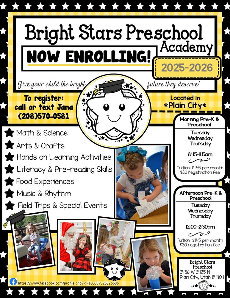 Bright Stars Preschool Academy - childcare center in Ogden, UT