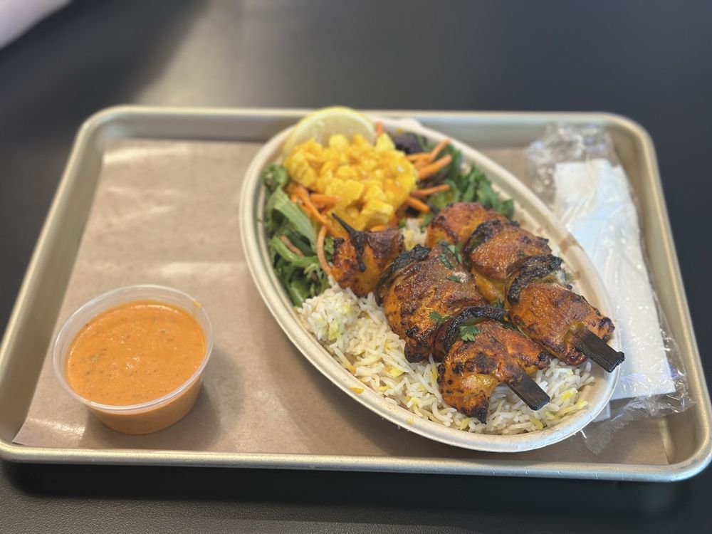 Food from Tikka Shack Indian Grub