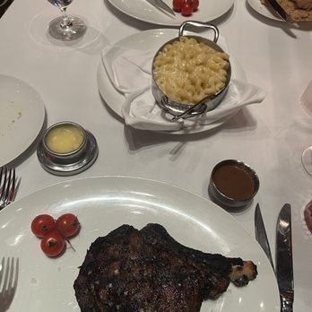 T-Bones - Bone-In Ribeye. Mac & Cheese. American Bison Ribeye. - Steakhouses Near Me - Las Vegas, Nevada T-Bones - Bone-In Ribeye. Mac & Cheese. American Bison Ribeye. - Steakhouses Near Me - Las Vegas, Nevada