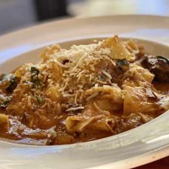 Zovs - a pasta dish with meat and vegetables - New American Near Me - Irvine, California Zovs - a pasta dish with meat and vegetables - New American Near Me - Irvine, California