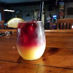 The Mansion House Restaurant and Bar - Red wine sangria so good on a hot day!