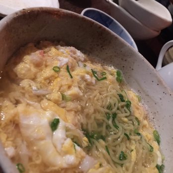 Tsukuneya Robata Grill - Crab and egg drop ramen (specials menu) - Izakaya Near Me - Honolulu, Hawaii Tsukuneya Robata Grill - Crab and egg drop ramen (specials menu) - Izakaya Near Me - Honolulu, Hawaii