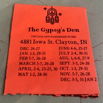 The Gypsy's Den - Used, Vintage & Consignment Near Me - Clayton, Indiana