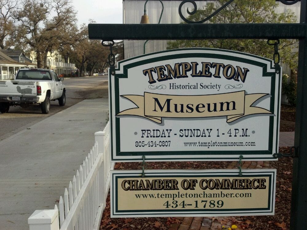 TEMPLETON HISTORICAL MUSEUM SOCIETY Updated May 2024 309 S Main St