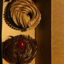 Salty caramel and chocolate cherry