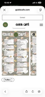 Menu photo 5 Guieb Cafe Honolulu, HI
