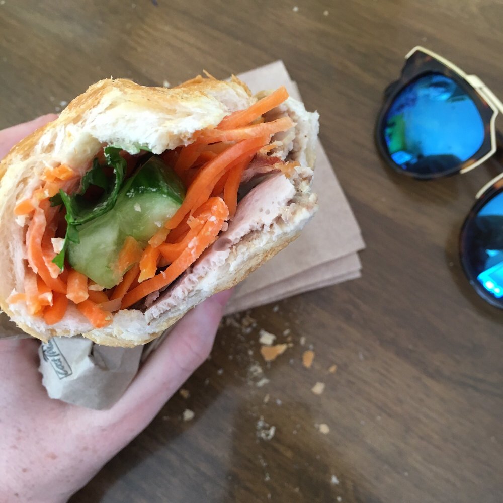 3 little piggies banh mi - $8