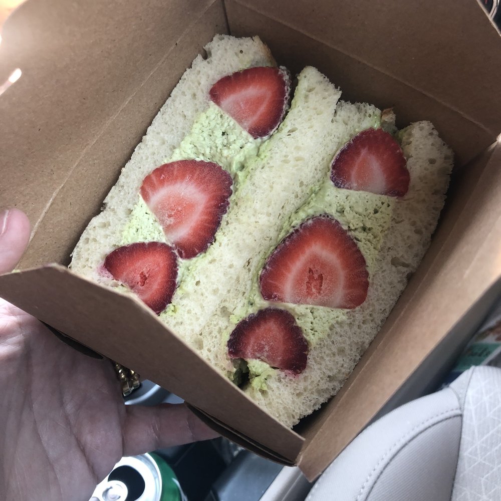 Sandoitchi - Strawberry and matcha cream sandwich.....heaven! - Japanese Near Me - Dallas, Texas Sandoitchi - Strawberry and matcha cream sandwich.....heaven! - Japanese Near Me - Dallas, Texas