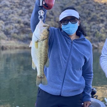 Dave Horst Fishing Guide Service - my 3lbs big mouth bass catch of the day - Boat Charters Near Me - Castaic, California