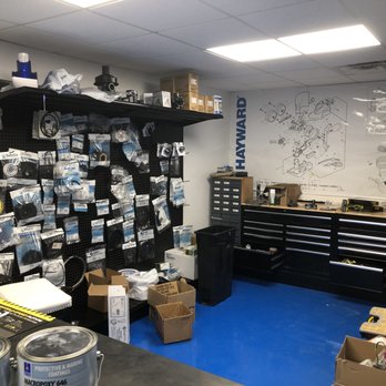 ServCo Pools - Full-service pool supply and service facility.  This is the "front-of-the-house" servicing area. - Hot Tub & Pool Near Me - Tallahassee, Florida