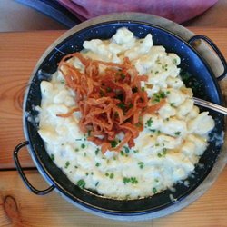 Karawanken Lodge - Käsespätzle- super lecker. Und nicht zuuuu 'käselastig'