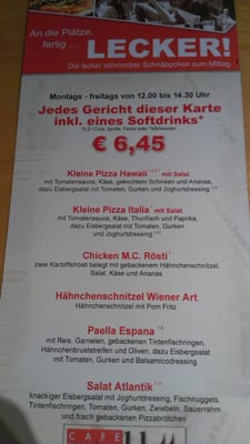 Menu photo 1 Café Extrablatt Berlin, BE