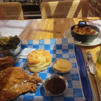 Bunny's Buckets & Bubbles - Fried Chicken w/ miso-hot honey sauce and honey butter. Vegan collard greens and mac & cheese. - Chicken Shop Near Me - Baltimore, Maryland