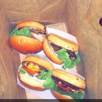 Krush Burger - 2 orders of the original cheese burger they come in 2 mini burgers instead of one big burger - Burgers Near Me - Roseville, California Krush Burger - 2 orders of the original cheese burger they come in 2 mini burgers instead of one big burger - Burgers Near Me - Roseville, California