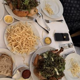 The amazing Zuni shoestring potatoes, with homemade aioli if you like ! The amazing Zuni shoestring potatoes, with homemade aioli if you like !
