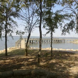 Cooper Lake State Park - Doctors Creek Unit - Fishing pier on Cooper lake