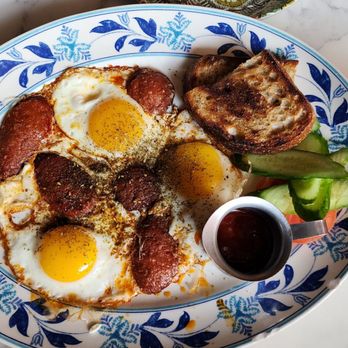 Blue Daisy - Zaatar Eggs and Sujuk - Creperies Near Me - Santa Monica, California Blue Daisy - Zaatar Eggs and Sujuk - Creperies Near Me - Santa Monica, California