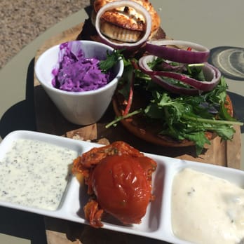 The Parlour at Blagdon - Lamb and Goats Cheese Burger - British Near Me - Seaton Burn, XTW
