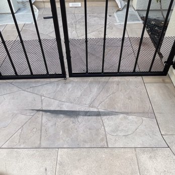 Bonito Painting - Black paint all over my stone floor. Didn't even remove the plastic guards before painting. Used a can of spray paint! - Painters Near Me