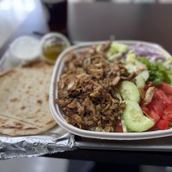 Yeero Revolution - So good! Yeero bowl and side ordered a pita to satisfy the craving for a sandwich at the same time get a salad!