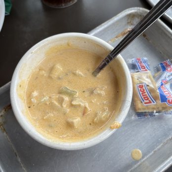 Enrico's - Buffalo chicken cup of soup (salty) but delicious - Italian Near Me - Charlotte, North Carolina Enrico's - Buffalo chicken cup of soup (salty) but delicious - Italian Near Me - Charlotte, North Carolina