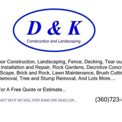 D & K Landscaping and Construction