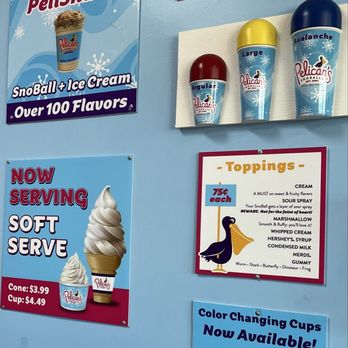 Pelican's SnoBalls - Color changing cups - Desserts Near Me - Surf City, North Carolina Pelican's SnoBalls - Color changing cups - Desserts Near Me - Surf City, North Carolina