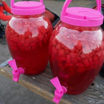 Pinnacles Campground - Watermelon sangria hits the spot after a long day of hiking. Courtesy of our group's bartender! - Campgrounds Near Me - Paicines, California Pinnacles Campground - Watermelon sangria hits the spot after a long day of hiking. Courtesy of our group's bartender! - Campgrounds Near Me - Paicines, California