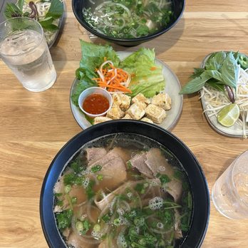 Anvi's Cafe - pho brisket (chin), fried tofu bites, pho tofu and vegetable (rau cai va dau hu) - Vietnamese Near Me - Costa Mesa, California Anvi's Cafe - pho brisket (chin), fried tofu bites, pho tofu and vegetable (rau cai va dau hu) - Vietnamese Near Me - Costa Mesa, California