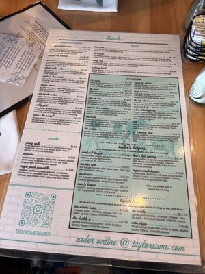Menu photo 1 Taylor Sam's Brick, NJ Menu photo 1 Taylor Sam's Brick, NJ