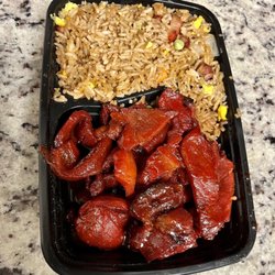 China Cafe - C5. Boneless BBQ Spare Ribs Combination Platter