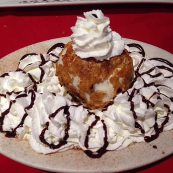 Little Mexican Cafe - Fried ice cream finished product- good look - Mexican Near Me - New Rochelle, New York
