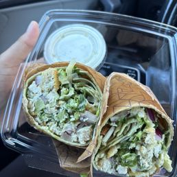 Chicken Caesar wrap