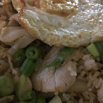 Thai Fiesta Cafe - Chicken Fried Rice With Your choice of Meat - Thai Near Me - Paramount, California Thai Fiesta Cafe - Chicken Fried Rice With Your choice of Meat - Thai Near Me - Paramount, California