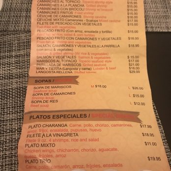 Topacio Restaurant - Menu - Latin American Near Me - East Boston, Massachusetts