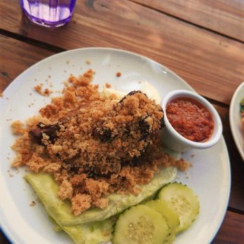 Jakarta Bistro - Ayam Kalasan with kremes - Indonesian Near Me - Portland, Oregon