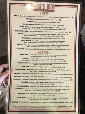 Menu photo 3 Recovery Room New London, CT Menu photo 3 Recovery Room New London, CT