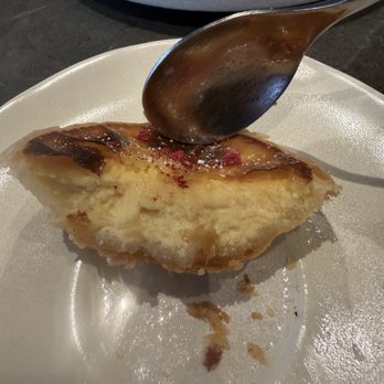 Palette Dim Sum & Seafood - What in the world kind of egg tarts are these?!! Smh!! $8 not even silky... - Chinese Near Me - Tustin, California