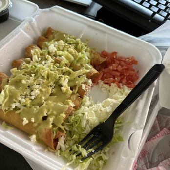 Taqueria Monterrey - 16. Flautas de Pollo - Mexican Near Me - Denton, Texas Taqueria Monterrey - 16. Flautas de Pollo - Mexican Near Me - Denton, Texas