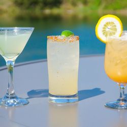 Lakeside Bar & Grill - Basil Cucumber Gimlet, Anejo Paloma, Greyhound