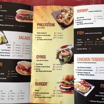 American Deli - a menu for a fast food restaurant - Chicken Wings Near Me - Charlotte, North Carolina