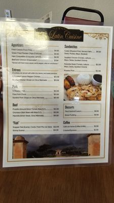 Menu photo 2 Latin Family Restaurant Dunnellon, FL
