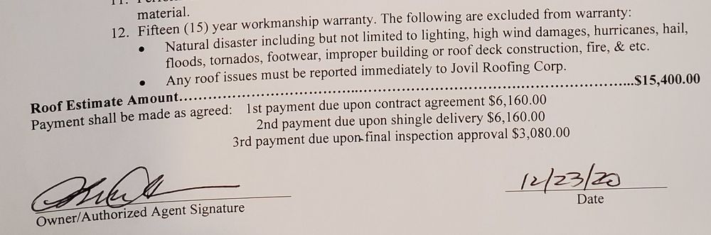 Slide of Jovil Roofing